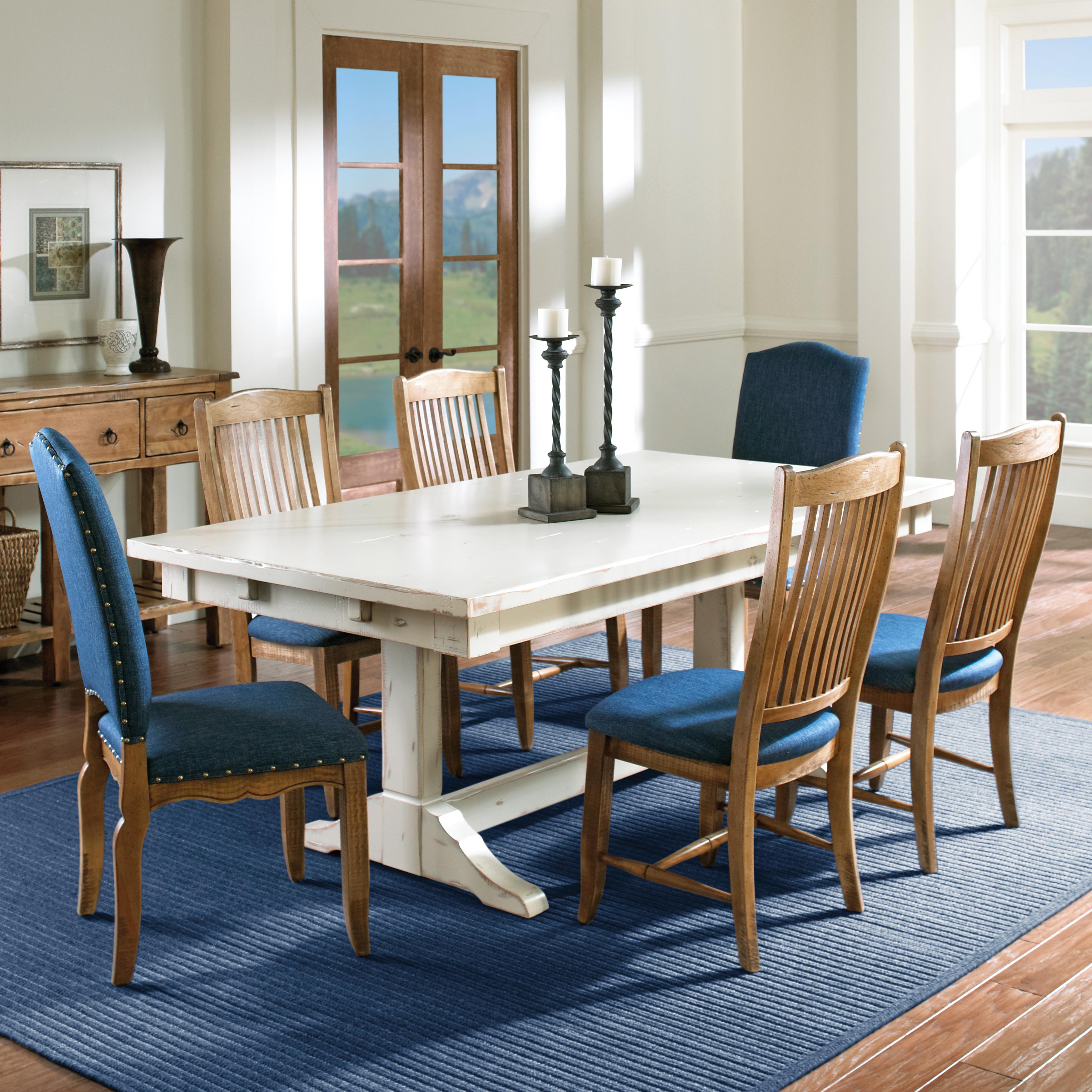 Canadel Champlain Custom Dining Customizable Rectangular Table Set
